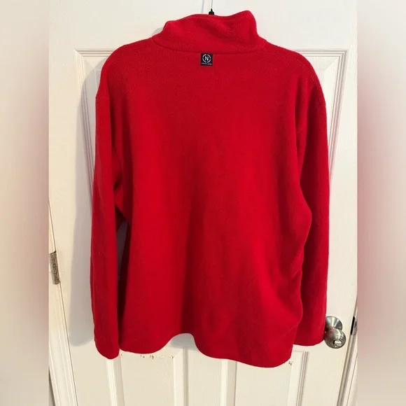 Nautica Red Fleece Pullover - Picture 3 of 5